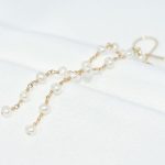 bijou élégant boucle d'oreille perle Sakura