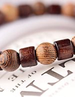 bijou tibétain perles en bois