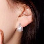 boucle d'oreille avec perle de culture Audrey