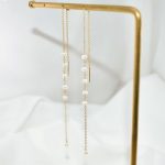 boucle d'oreille design perle Emi