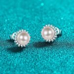 boucle d'oreille élégante en perle