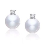 boucle d'oreille élégante en perle Audrey