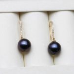boucle d'oreille élégante perle de Tahiti