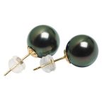boucle d'oreille élégante perle de Tahiti