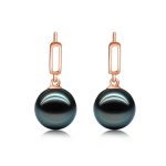 boucle d'oreille élégante perle de Tahiti