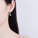 boucle d'oreille en perle de culture