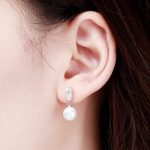 boucle d'oreille en perle de culture Stefania