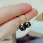 boucle d'oreille en perle de Tahiti