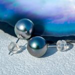 boucle d'oreille en perle de Tahiti