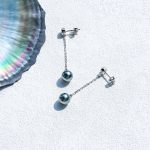 boucle d'oreille en perle de tahiti