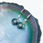 boucle d'oreille en perle de Tahiti