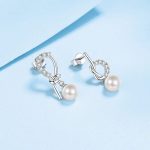 boucle d'oreille Holly avec perles de culture