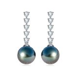 boucle d'oreille or perle de Tahiti
