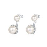 boucle d'oreille originale perle de culture