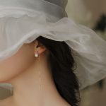 boucle d'oreille perle de culture