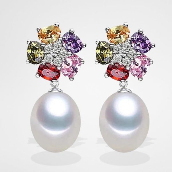 boucle d'oreille perle de culture Alix