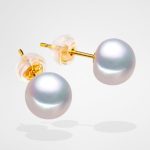 boucle d'oreille perle de culture Aude