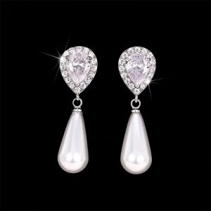 boucle d'oreille perle de culture chiara