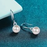 boucle d'oreille perle de culture élégante
