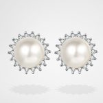 boucle d'oreille perle de culture Emily