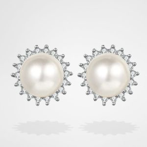 boucle d'oreille perle de culture Emily
