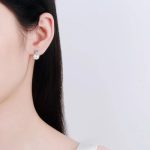 boucle d'oreille perle de culture Faith