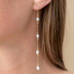 boucle d'oreille perle de culture Julie