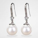 boucle d'oreille perle de culture Kamila