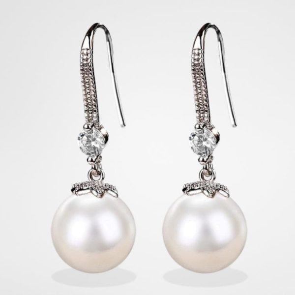 boucle d'oreille perle de culture Kamila