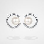 boucle d'oreille perle de culture Kristen