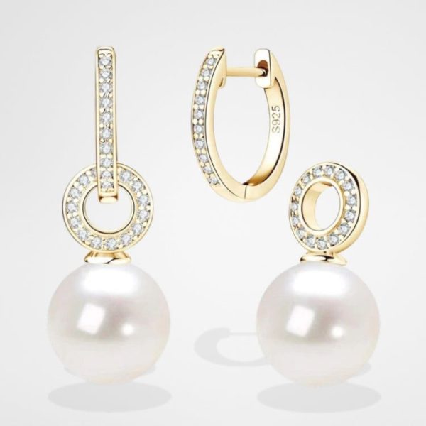 boucle d'oreille perle de culture Lexie