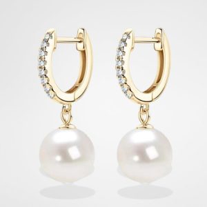 boucle d'oreille perle de culture Mia