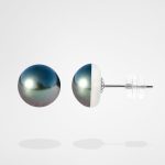 boucle d'oreille perle de culture Tahiti
