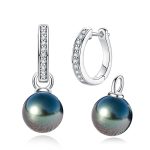 boucle d'oreille perle de Tahiti