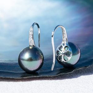 boucle d'oreille Perle de Tahiti