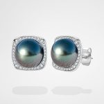 boucle d'oreille perle de Tahiti Adélie