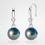 boucle d'oreille perle de Tahiti Amandine
