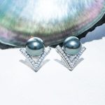 boucle d'oreille perle de tahiti Angelina