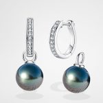 boucle d'oreille perle de Tahiti Belinda