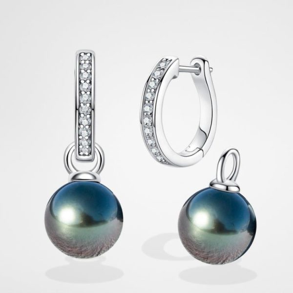 boucle d'oreille perle de Tahiti Belinda