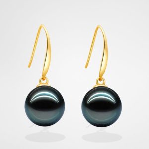 boucle d'oreille perle de Tahiti Emmy