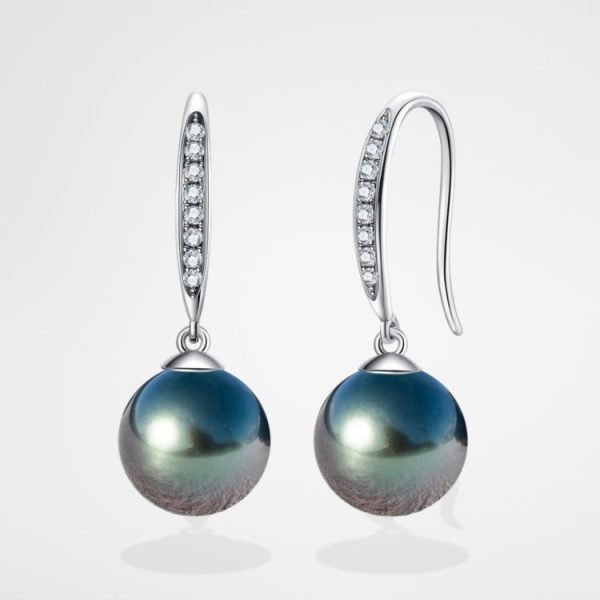 boucle d'oreille perle de Tahiti Louison