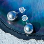 boucle d'oreille perle de Tahiti Sofia