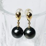boucle d'oreille perle de Tahiti Vaiana