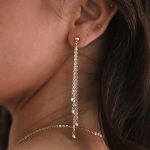 boucle d'oreille perle pendante Kiko