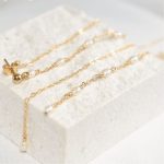 boucle d'oreille perle pendante Nanami