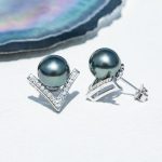 boucle d'oreille perle tahitienne Angelina