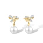 boucles d'oreilles en perle de culture 9K