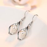 boucles d'oreilles en perles naturelles