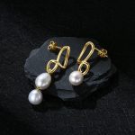 boucles d'oreilles longues en argent
